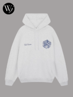 Cole Buxton Collegiate Crest Hoodie White