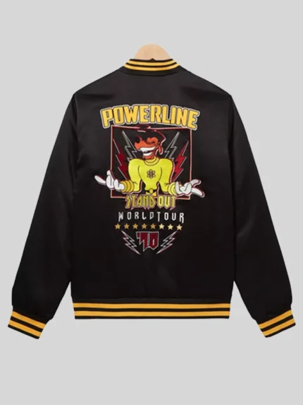 Disney Tour Black Bomber Powerline Jacket