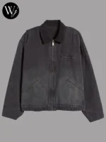 Elwood Petrol Denim Black Jacket