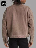 Elwood Petrol Denim Brown Jacket