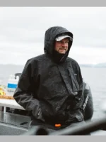 Grundens Buoy X Gore-Tex Black Rain Jacket