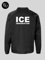 ICE Immigration Jacket Black