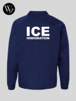 ICE Immigration Jacket Blue
