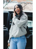 Isabelle Harrison Ny Liberty Essentials Hoodie Grey