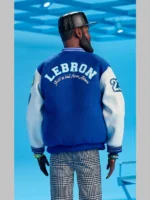 LeBARBIE LeBron James Varsity Jacket Blue and White
