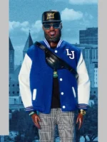 LeBron James LeBARBIE Jacket Blue and White