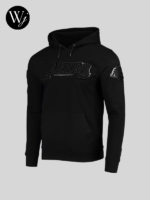 Los Angeles Lakers Triple Black Gloss Pullover Hoodie