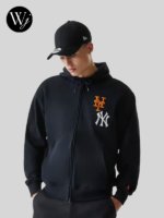 MLB Subway Series Black Zip Front Hoodie