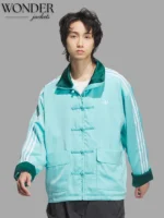 Men's Adidas Originals CNY Tang Mint Green Satin Jacket