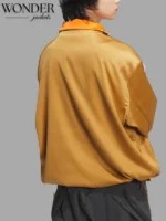 Men's Chinese New Year Adidas Tang Satin Jacket Brown