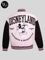 Mickey Mouse Disneyland Pink Varsity Jacket