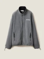 Miu Miu Fleece Jacket Grey