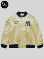 New York Yankees Mitchell Ness OG Satin Jacket Golden