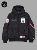 New York Yankees x Alpha Industries x New Era Bomber Jacket Black