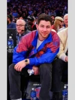 Nick Jonas New York Knicks Embroidered Windbreaker Jacket