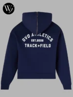 OVO Athletics Club Split Full-Zip Blue Hoodie