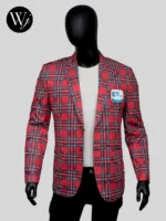 RBC Heritage Tartan Plaid Check Printed Jacket