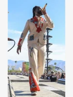 Shaboozey Coachella 2025 Embroidered Suit