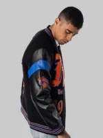 THE WILD COLLECTIVE new york knicks varsity jacket