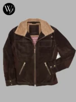 Ugg Belfast Suede Bomber Jacket