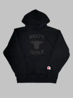 Wagyu Collegiate Logo Hoodie Black
