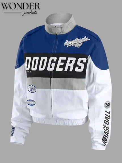 Women's Los Angeles Dodgers Racing Jacket