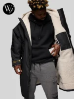 Woolly Bear Jacket Coat Black