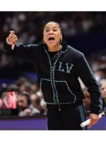 lv on dawn staley's jacket