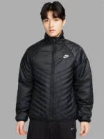 nike puffer jacket black