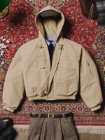 shinzo canvas jacket beige