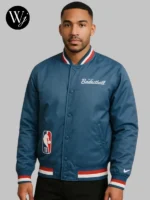 75th Anniversary Court side Blue NBA Nike Jacket