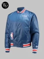 75th Anniversary National Basketball Nike blue Jacket