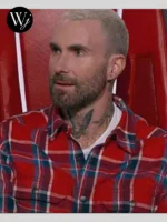Adam Levine The Voice S27 Plaid Shirt