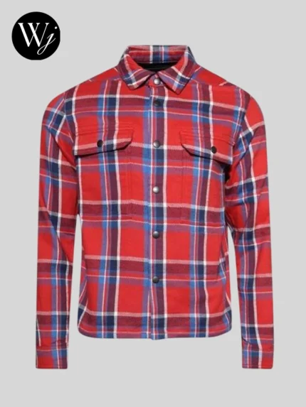 Adam Levine The Voice S27 Red Plaid Shirt