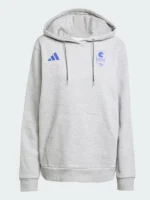 Adidas Boston Marathon 2025 Graphic Hoodie Grey