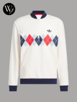 Adidas Originals Argyle Printed 1-4-Zip Sweatshirt