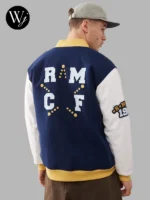 Adidas Real Madrid Varsity Jacket Blue