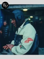 Asap Rocky Praise the Lord Avirex Leather Varsity Jacket