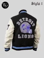 Axel Foley Detroit Lions Black Jacket