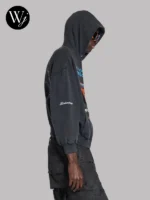 Balenciaga I Automobili Lamborghini Hoodie Black