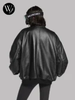 Balenciaga I Automobili Lamborghini Leather Jacket