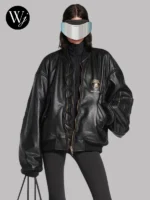 Balenciaga I Automobili Lamborghini Oversized Black Jacket