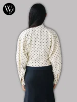 Belle The Label Polka Dot White Jacket