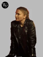 Bryce Dallas Howard Deep Cover Black Leather Jacket