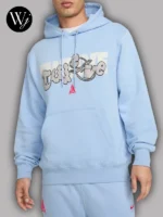 Ja Morant Basketball Blue Hoodie