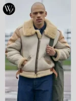 Jordan Bolger This Town Shearling Jacket Brown