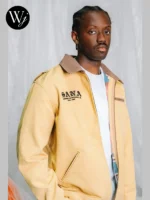 Khaki Sana Detroit Angel Workwear Jacket