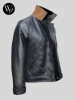 Kingsman The Golden Circle Pedro Pascal Leather Black Jacket