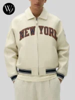Kith & Avirex for the New York Knicks Icon Cream Jacket