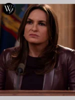 Law And Order SVU S26 Olivia Benson Leather Blazer